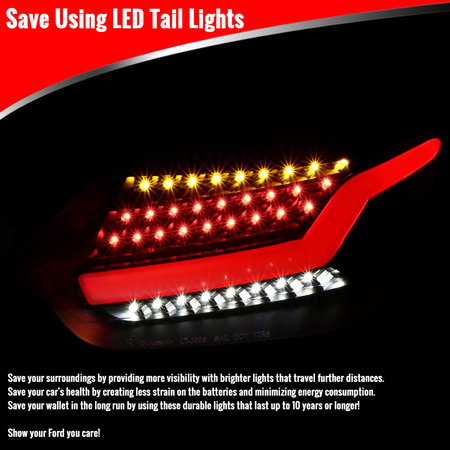 Spec-D Tuning 15-17 Ford Focus 5 Door Hatchback LED Tail Lights Black LT-FOC155JMLED-TM